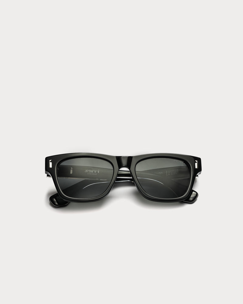 Sarri Barcelona Eclipse Black Polarised acetate sunglasses