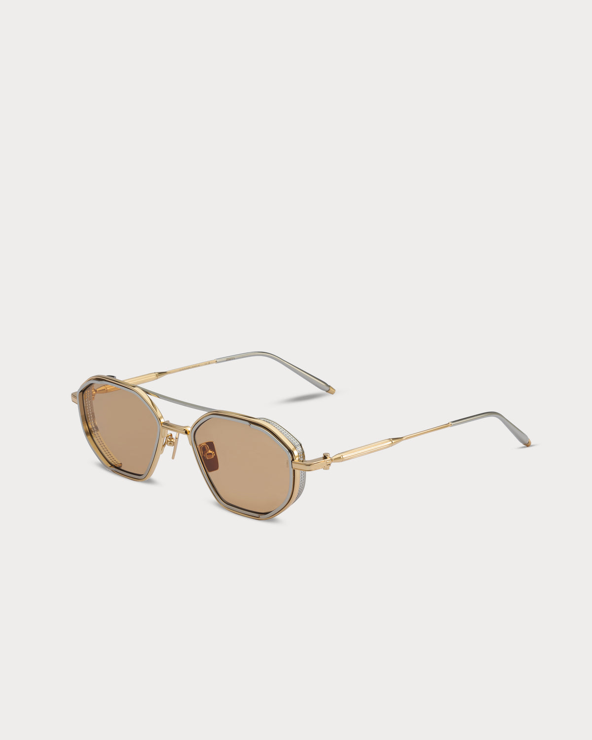 Sarri Casablanca Gunmetal Light Havana metal sunglasses - view 2