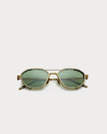 Sarri Casablanca Gunmetal Imperial Emerald metal sunglasses