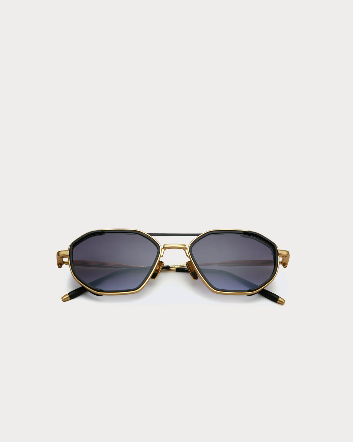 Sarri Casablanca Gold Gradient Eclipse metal sunglasses